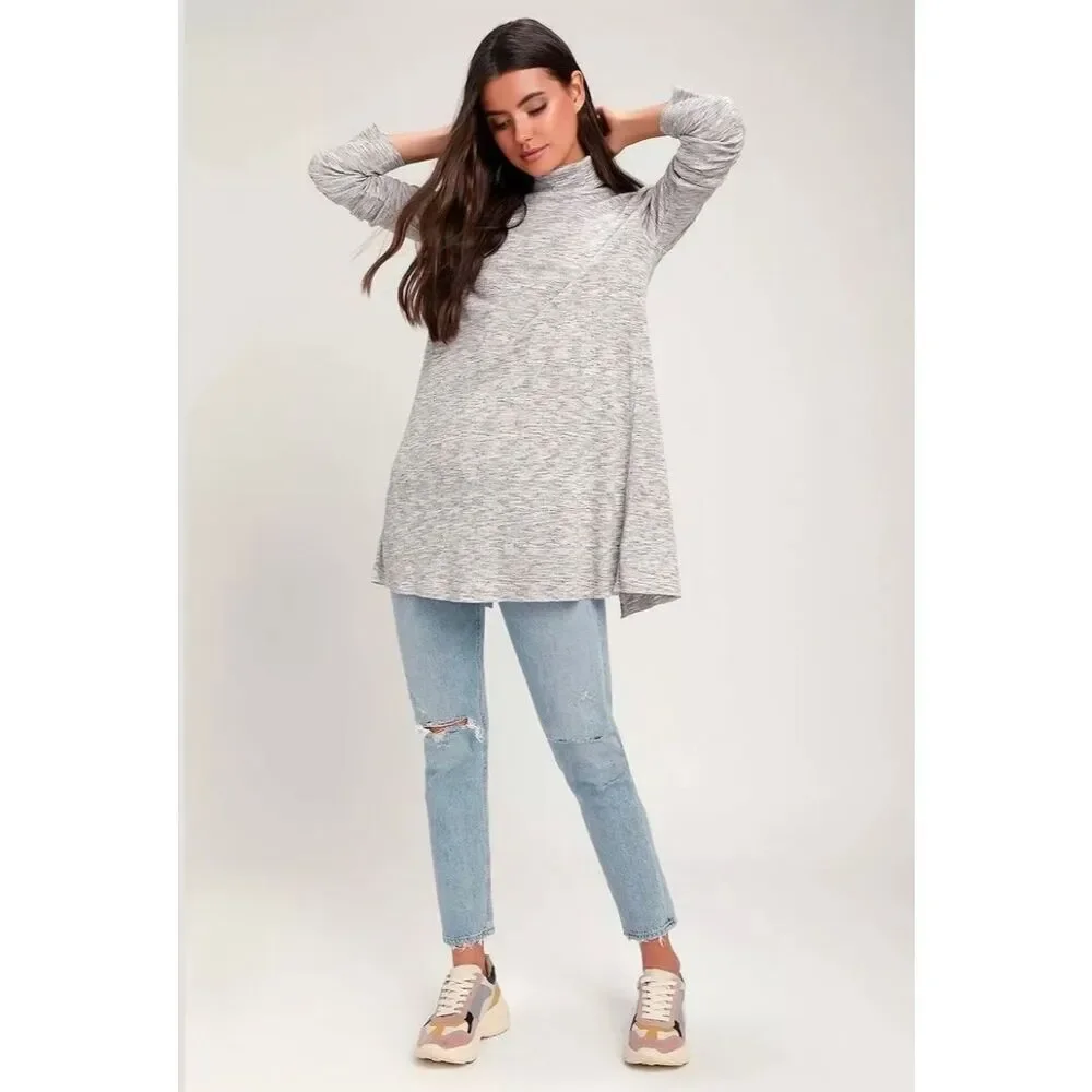 Free‎ People We The Free Long Sleeve Turtleneck Tunic Top Medium